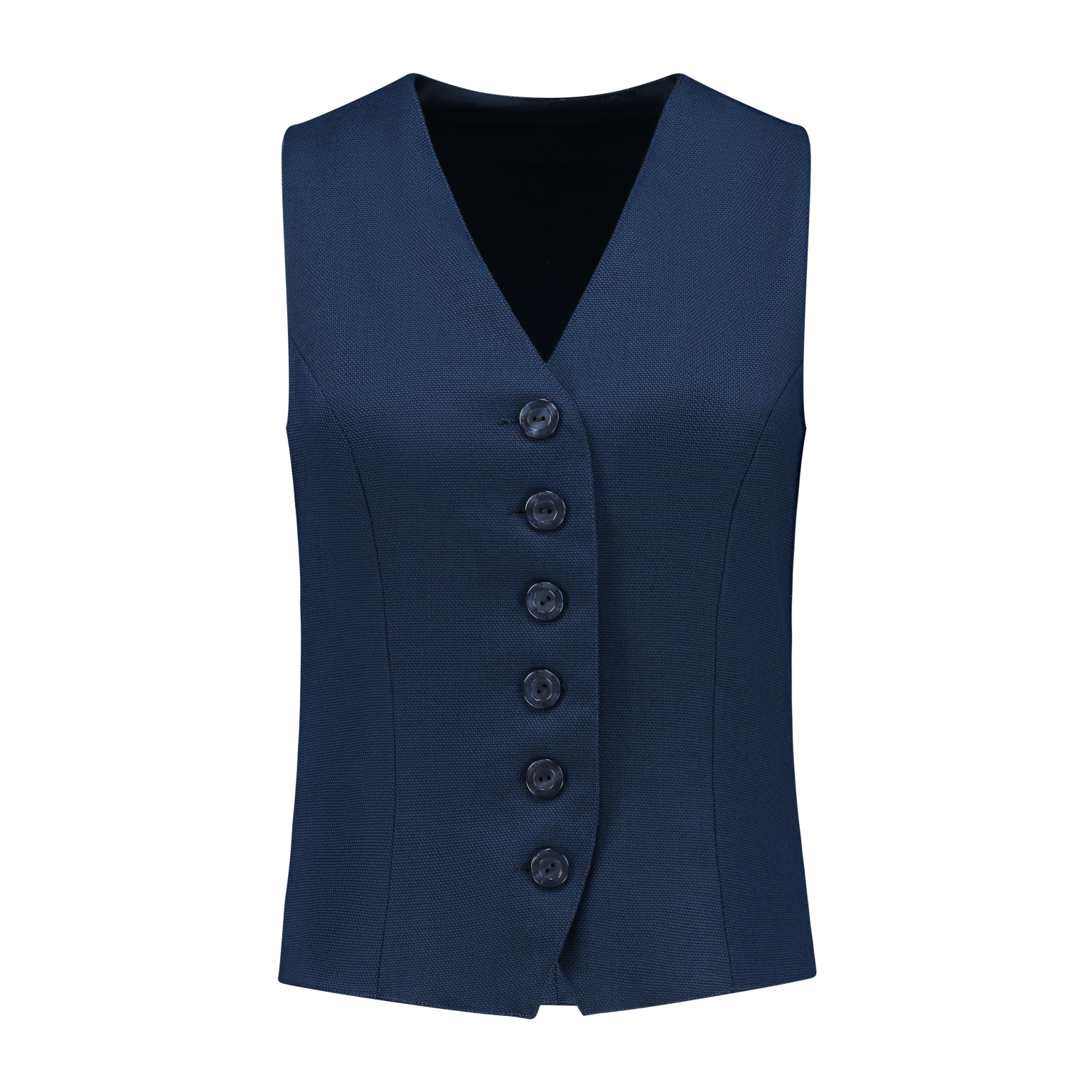 Gilet zes knopen voorzijde dames